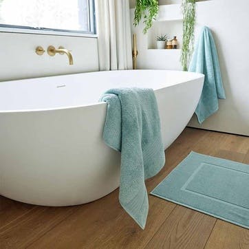 Organic Eco Twist Bath Towel, Haze