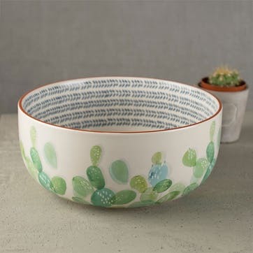 Drift Cactus Salad Bowl D24.5cm, Green