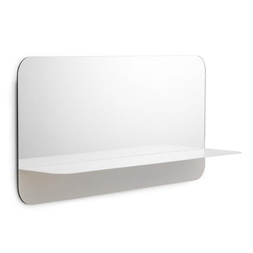 Mirror, H40 x D17cm, Normann Copenhagen, Horizon, White