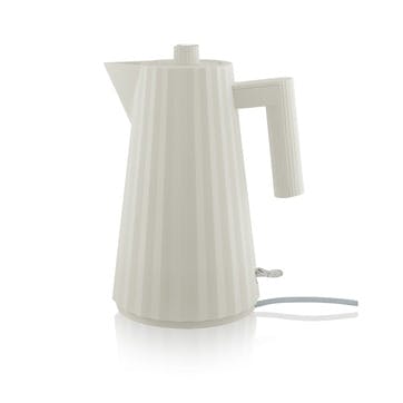 Plissé Kettle, White