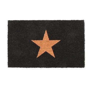 Star Doormat L90 x W60cm, Grey