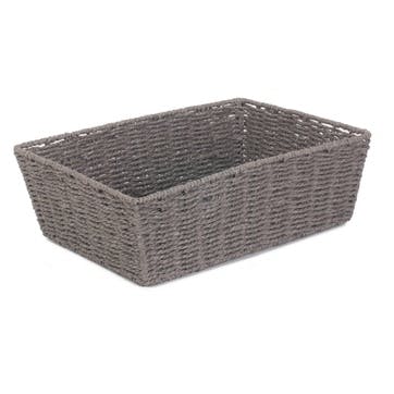 Extra Large Grey Paper Rope Tray