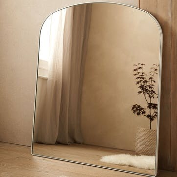 Chiltern Fine Metal Mantle Mirror, White