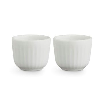 Hammershøi Egg Cups, Set of 2, White