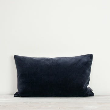 Misi Velvet Cushion 30 x 50cm, Indigo