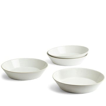 Urban Dining Set of 4 Bowls D25cm, White