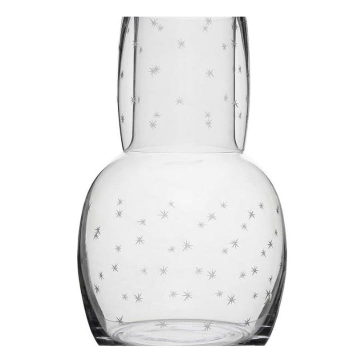 Stars Crystal Carafe & Glass Set 270ml
