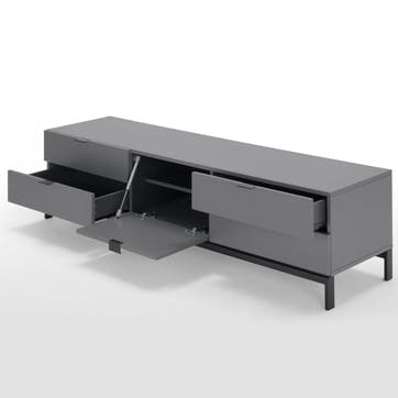 Marcell Large Media Unit, Grey