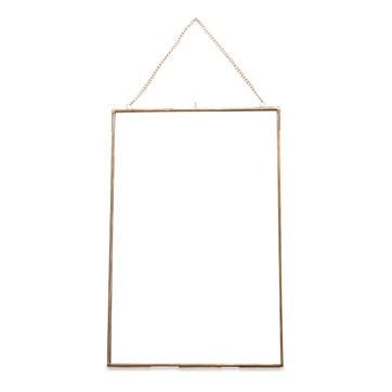 Kiko Rectangle Portrait Frame H50 x W35cm, Antique Brass