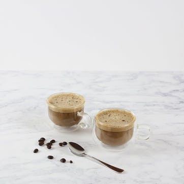 Double Walled Cappuccino Glass, Set of 2