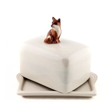 Fox Butter Dish