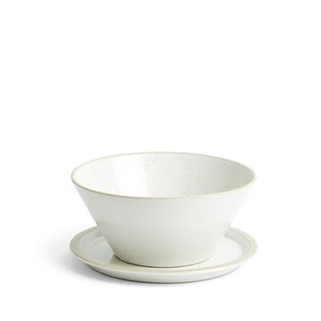 Urban Dining 4 Piece Bowl and Plate Set D16cm, White