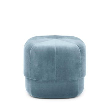 Circus Small Pouf  D46cm x H40cm Light Blue