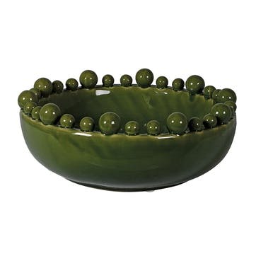 Bobble Edge Bowl D37cm, Green