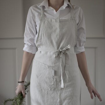 Apron, Dove Grey