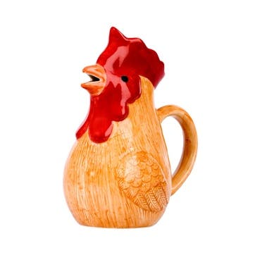 Buff Orpington Medium Water Jug H9cm Orange