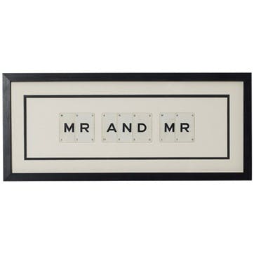 'Mr & Mr' Word Frame