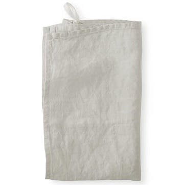 Linen Tea Towel, Dove Grey