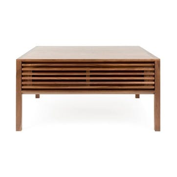 Verona Coffee Table H40 x W80cm, Walnut