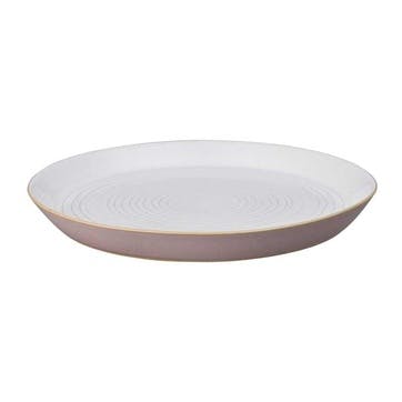 Spiral dinner plate, 26cm, Denby, Impression Pink, pink