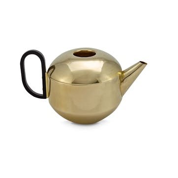 Form Teapot; Brass