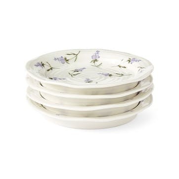 Lavendula Set of 4 Plates D15cm, Multi