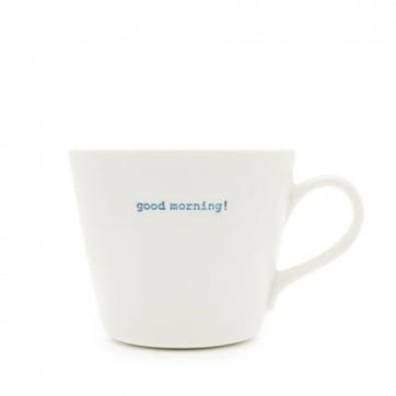Good Morning' Mug 350ml, Blue