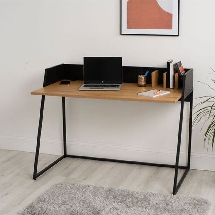 Kennet Smart Desk, Oak and Black