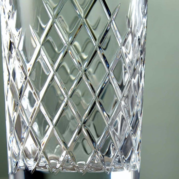 Barwell Cut Crystal Highball Glass, Clear