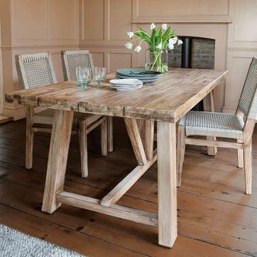 Chilford Solid Wood Dining Table, Acacia