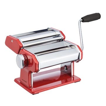 World of Flavours Stainless Steel Pasta Maker, Red