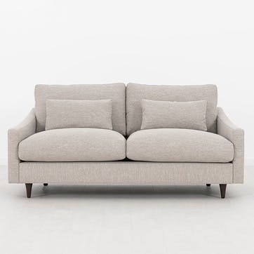 Model 07 Linen 2 Seater Sofa, Pumice