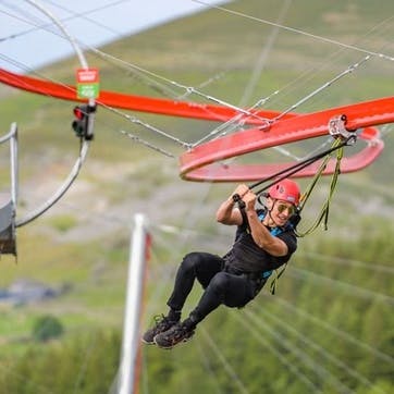 Aero Explorer Zip Line Rollercoaster for Two at Zip World