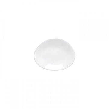 Livia Set of 6 Oval Plates D16cm, Gloss White