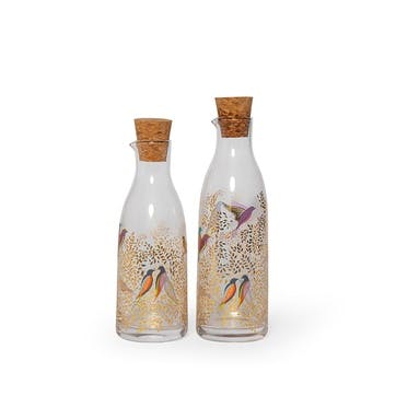 Chelsea Glass Oli & Vinegar Set  Gold