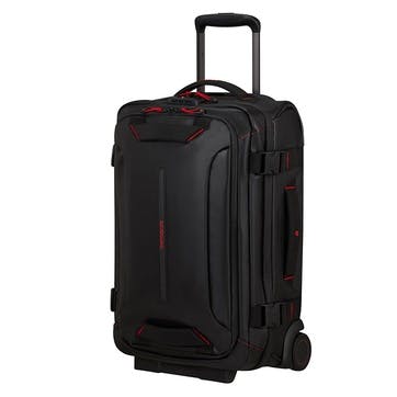 Ecodiver Duffle with Wheels H55 x L35 x W23cm, Black