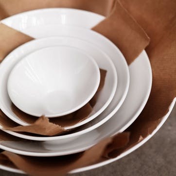 Set of 2 Bowls, D10cm, White