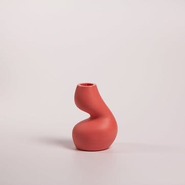 Gravity Collection, Pebble Candle Holder, Coral