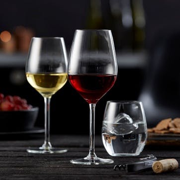 Juvel Set of 4 Red Wine Glasses 500ml, Clear
