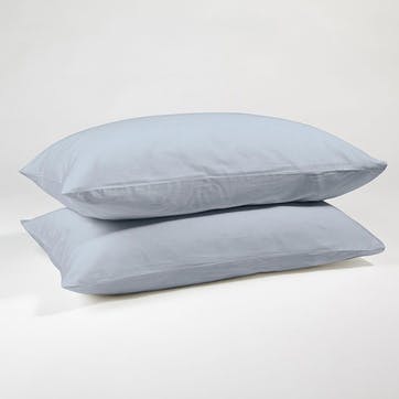 The Original 300 Thread Count Pair of Standard Pillowcases, Nordic Sky