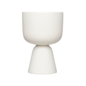 Nappula Plant Pot, White,Small