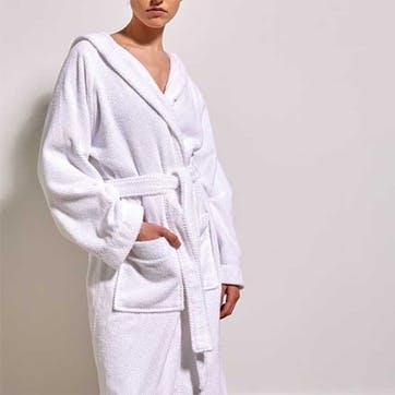 Brixton Bath Robe, Medium, White