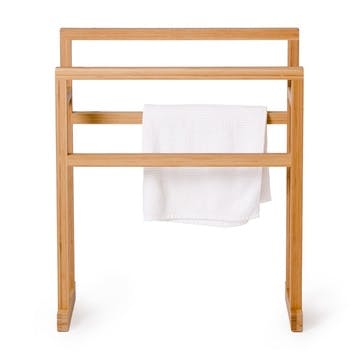 Towel rail, H80 x W65 x D24cm, Wireworks, Arena, bamboo