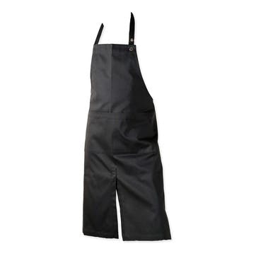 Twill Apron With Pocket, H95 x W80cm, Black