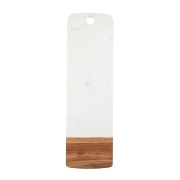 Acacia Wood & Marble Serving Board