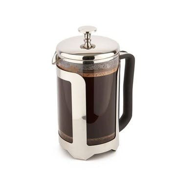 Roma Stainless Steel Cafetière 12 Cup, Silver
