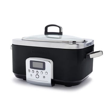 Non-Stick Slow Cooker, 6L, Black