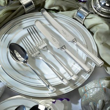 Harley Sovereign Silver Plated Cutlery Canteen Set - 44 Piece