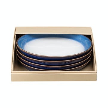 Blue Haze Medium Plate, Set of 4