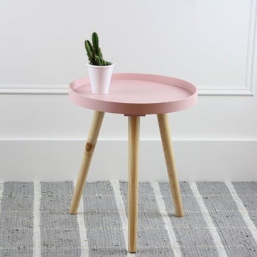 Larsen Side Table, Small, Pink